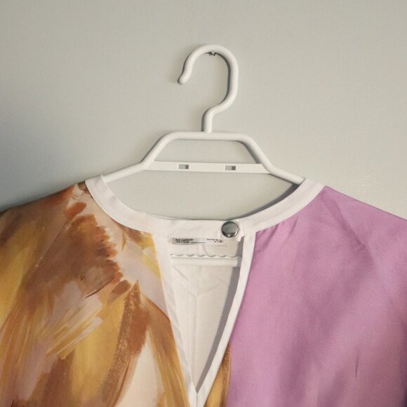 Zara Women's Sz M Short Sleeve Keyhole Taylor Swift Midi Stretch Dress - Picture 4 of 9